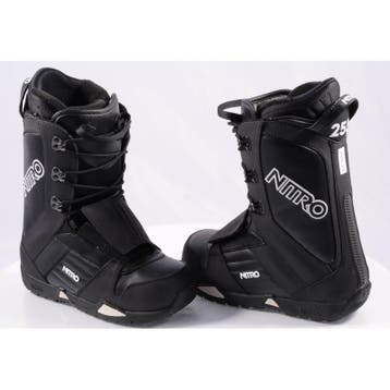 37 snowboard schoenen NITRO, black/white (TOP staat), Verzenden