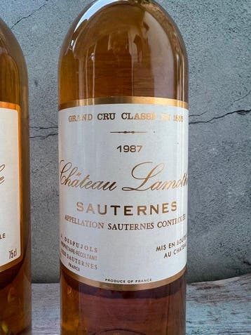 1987 Château Lamothe - Sauternes Grand Cru Classé - 2, Nieuw
