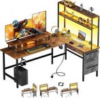 Gaming bureau - Gaming desk - Hoekbureau - 170x100 cm - Brui, Verzenden, Nieuw
