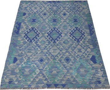 Handgeweven Designer Kelim – Afghan Design - Kelim - 133 cm