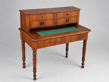 Schrijftafel - Walnoot - Walnut Bureau à Gradin