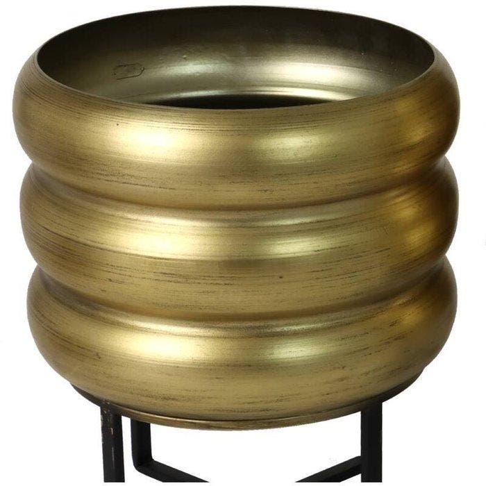 Bloempot (2) - Metaal, IJzer, Antiquités & Art, Art | Objets design