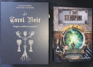 Tarotkaarten - 2 Tarots dexception. Steampunk et Tarot