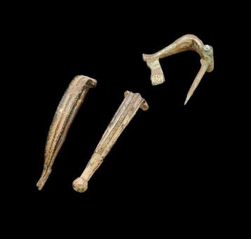 Oud-Romeins Brons Broches - 62 mm (Zonder minimumprijs)
