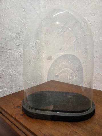 Globe - !!! - ANTIEKE GLAZEN STOLP - 1921-1950 - Mooie