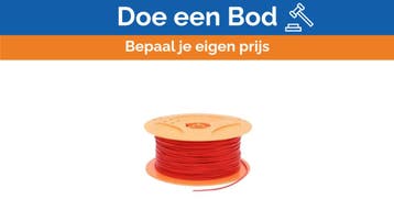 Bieden: IEMMEQU H05V-K 1mm² Flexible Wiring Cable Red - VTB, Ophalen of Verzenden