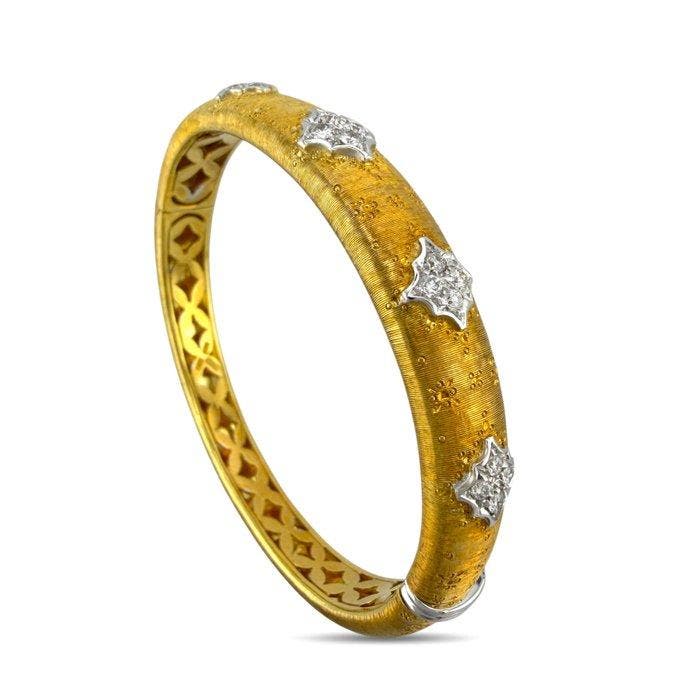 Armband - 18 karaat Geel goud, Exclusief Italiaans 18k, Handtassen en Accessoires, Armbanden
