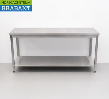 HCB RVS Werktafel Tafel Premium-line 180 x 60 x 85 cm Horeca, Ophalen of Verzenden