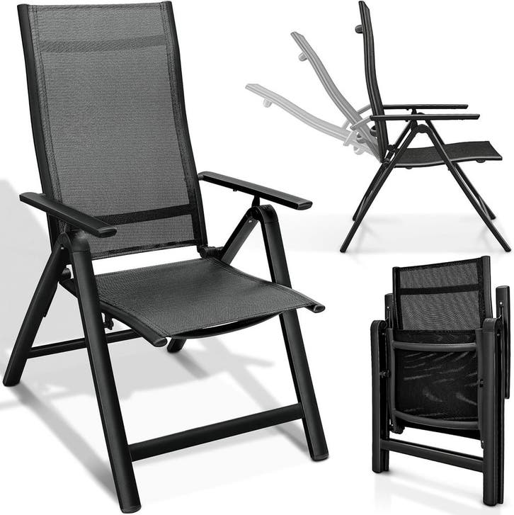 Tuinstoel premium - ligstoel - lichtgewicht aluminium -, Tuin en Terras, Tuinsets en Loungesets, Verzenden