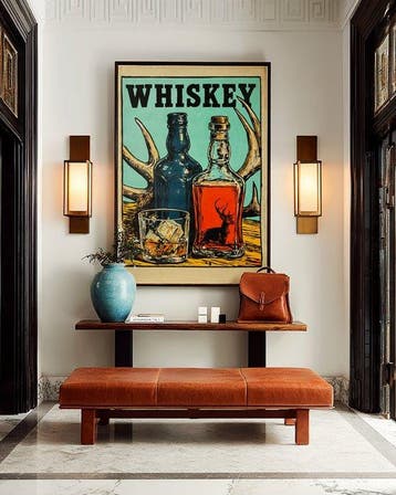 Flavia Delgado - WHISKEY XL, Antiquités & Art