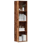 vidaXL Boekenkast oud houten 36x30x143 cm bewerkt hout, Verzenden