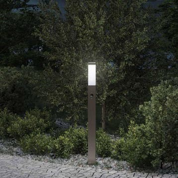 vidaXL Bolderverlichting met sensor 80 cm RVS IP44, Verzenden