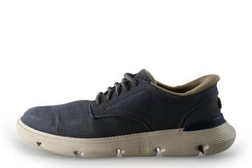 Skechers Instappers in maat 43 Blauw, Kleding | Heren, Schoenen, Overige typen, Zo goed als nieuw, Skechers, Verzenden