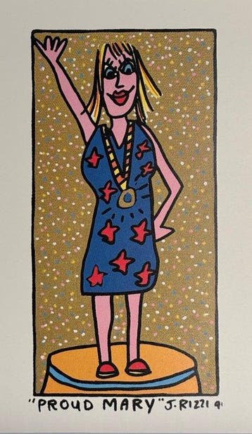 James Rizzi (1950-2011) - Proud Mary