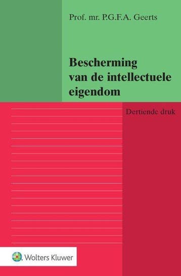 Bescherming van de intellectuele eigendom - Geerts, Boeken, Studieboeken en Cursussen, Verzenden, Nieuw