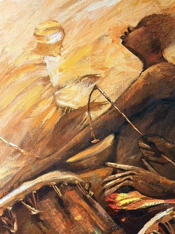 African art - Godwin Adjei Sowah  Vibration - Ghana