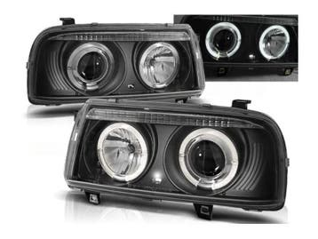 Angel Eyes koplampen Black geschikt voor VW Vento, Verzenden