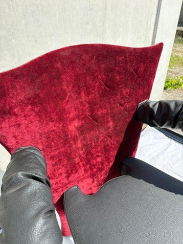 scarabas - Borek Sipek - Fauteuil (2) - André T. - Fluweel,