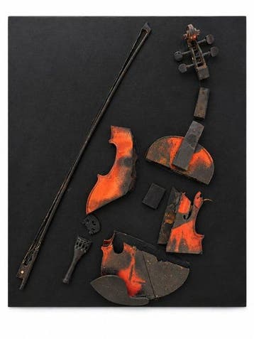Fernandez Arman (1928-2005) - Violon Brulé