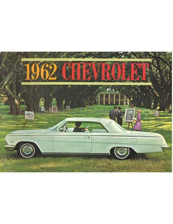 1962 CHEVROLET PROGRAMMA BROCHURE NEDERLANDS, Nieuw
