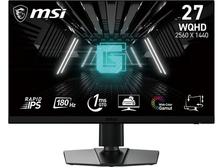 MSI G272QPF E2 - WQHD Gaming Monitor - 180Hz - 27 Inch, Computers en Software, Monitoren, Zo goed als nieuw, Verzenden