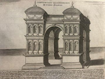 Italië - Rome / Janusboog; Giacomo Lauro (attivo a Roma tra, Nieuw