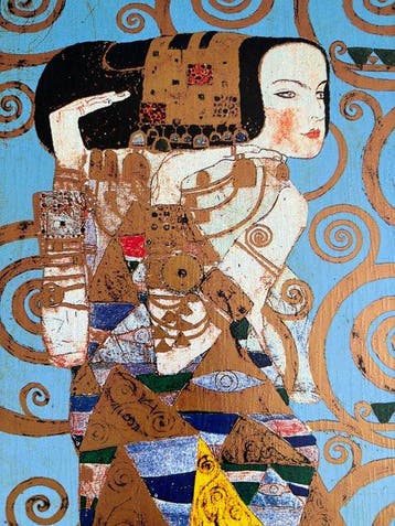 Gustav Klimt (1862-1918) - Larbre de la vie, Antiek en Kunst