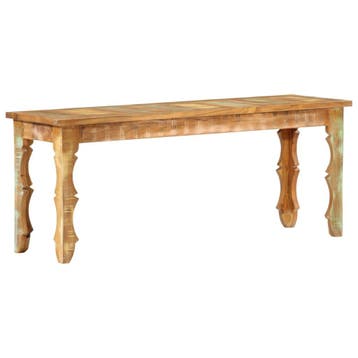 vidaXL Bankje 110x35x45 cm massief gerecycled hout, Verzenden