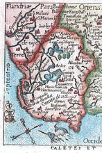 Frankrijk - Nauw van Calais; Ortelius / Turrini -, Boeken, Atlassen en Landkaarten, Nieuw