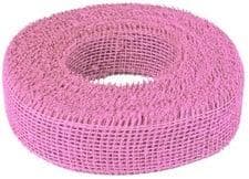 Jute band Roze 5 cm rol 40 meter, Hobby en Vrije tijd, Knutselen, Nieuw