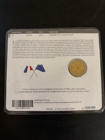 Frankrijk. 2 Euro 2014 Sidaction (Zonder minimumprijs)