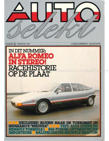 1981 AUTOSELEKT MAGAZINE 02 NEDERLANDS, Nieuw