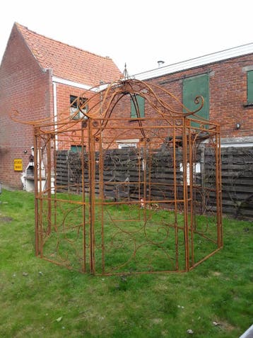 Decoratieve pergola, tuinprieel, kiosk in smeedijzer., Jardin & Terrasse