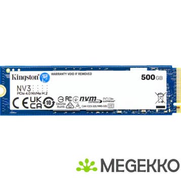 Kingston SSD NV3 500GB, Computers en Software, Harde schijven, Verzenden, Nieuw