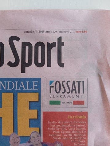Itália - FIVB World Championship 2025 - Seleção Italiana de, Verzamelen, Nieuw