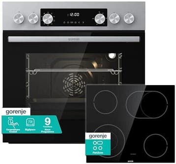 Gorenje BCA6737AO6X + ECDA643SC - Inbouw oven set - 73L, Ophalen of Verzenden, Nieuw