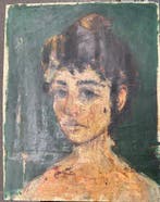 Yves Ganne (1931-2019) - Portrait de Jeune Fille (Vendu sans