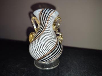 Aureliano Toso - Dino Martens, Attr. - Vaas - glas,goud -