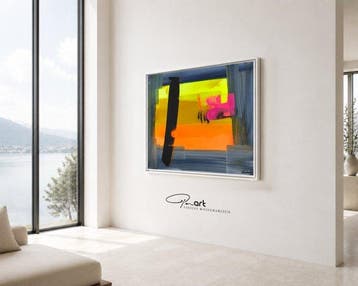 Parscha Mirghawameddin - Colorful Wonder - XXL, Antiek en Kunst