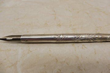 Kroontjespen - zilver 800/1000 - Duitsland - 1870/1890 -, Antiek en Kunst, Antiek | Zilver en Goud