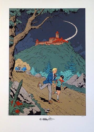 Martin, Jacques - 1 Silkscreen - Lefranc - Petits Papiers, Boeken, Stripverhalen, Nieuw