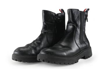 Tommy Hilfiger Boots in maat 38 Zwart, Verzenden, Zwart, Overige typen, Zo goed als nieuw