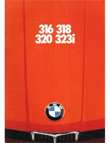 1977 BMW 3 SERIE BROCHURE ENGELS