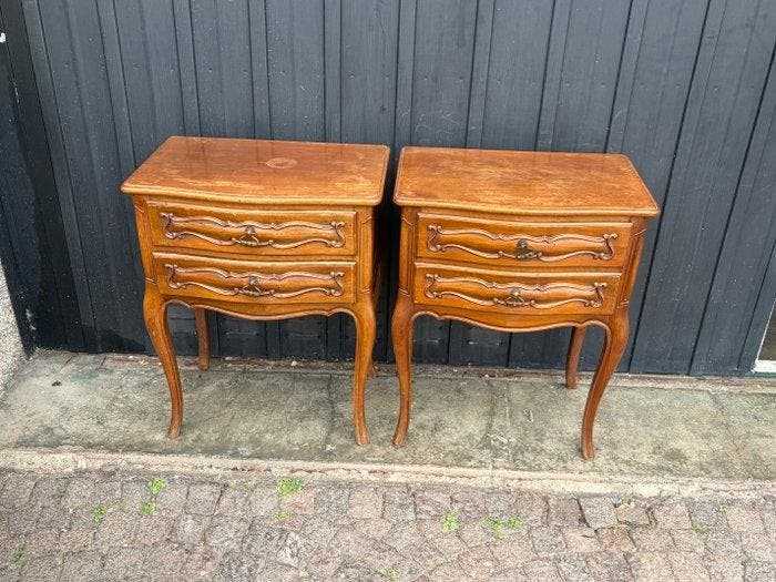 Nachtkastje (2) - Hout, Antiek en Kunst, Curiosa en Brocante