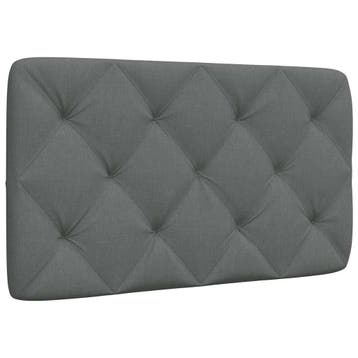 vidaXL Hoofdbordkussen 80 cm stof donkergrijs, Verzenden