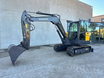 Veiling: Midigraafmachine Volvo EC60C Diesel 2013, Ophalen