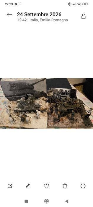 1:35 - Model militair voertuig (2) - scaut car ,inglese in, Nieuw