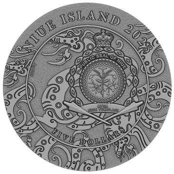Niue. 5 Dollars 2023 - Taizong of Tang - Legends of the