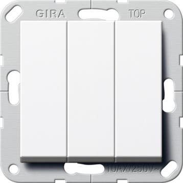 Bouton-poussoir Gira System 55 - 284403, Verzenden