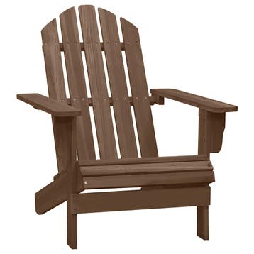 vidaXL Tuinstoel hout bruin, Verzenden, Nieuw